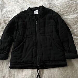 RVCA women’s quilted jacket black small